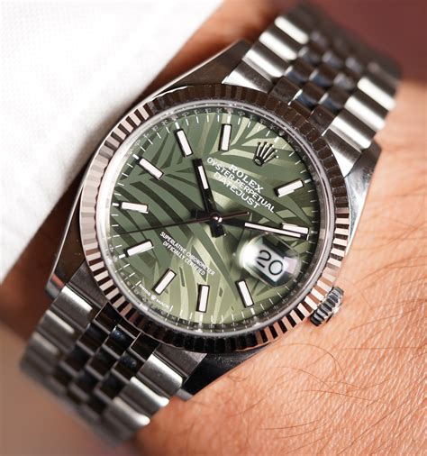 rolex palm tree dial|rolex datejust 36 reference numbers.